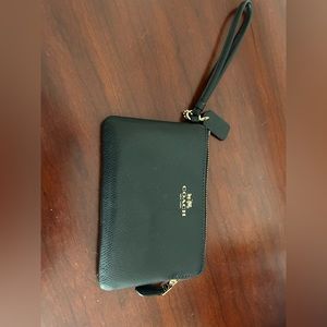 Pretty little black Coach wristlet